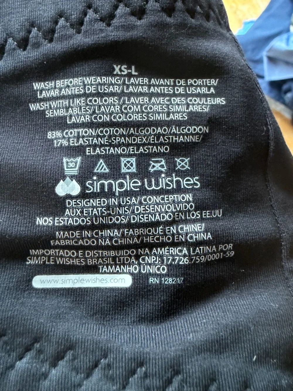 Simple Wishes Black Convertible Strapless Nursing Bra Size XS-L New without tags